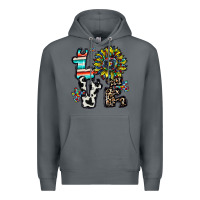 Rock love autism Premium Hoodie - CowhideDigitalArt