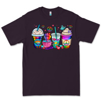 Plum pride lgbtq coffee cups Premium Tee - OliviaCreatesArt
