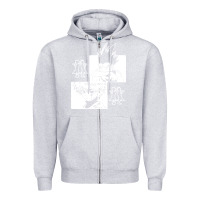 Heather Grey hunter gon and killua anime manga Zipper Hoodie - baoMotion