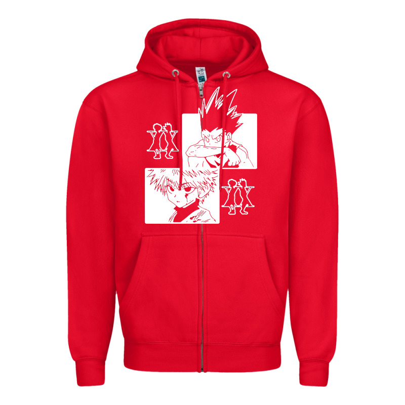 Hunter Gon And Killua Anime Manga Zipper Hoodie by baoMotion | Teevron