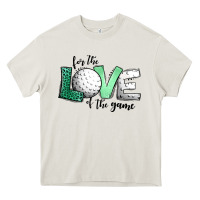 Cream for the love of the game golf Heavy Core Tee - Jasminsmagicworld