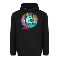 Black life is better at the beach Heavyweight Hoodie - JahusDesignShop