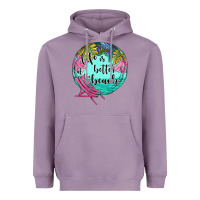 Lavender life is better at the beach Heavyweight Hoodie - JahusDesignShop