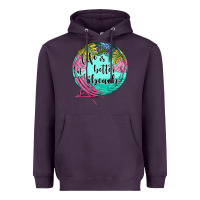 Plum life is better at the beach Heavyweight Hoodie - JahusDesignShop
