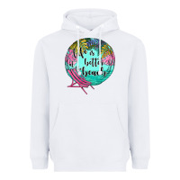 White life is better at the beach Heavyweight Hoodie - JahusDesignShop