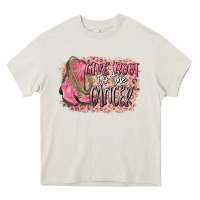 Cream give boot to the cancer Heavy Core Tee - CowGirlArtShop