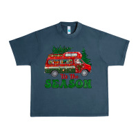 Midnight Navy christmas 'tis the season Urban Heavy Tee - BundleAndBundleShop