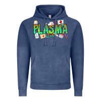 Vintage Denim plasma lab Vintage Hoodie - CowhideDigitalArt
