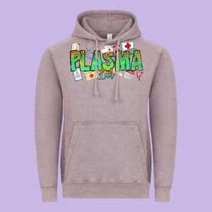 Plasma Lab Vintage Hoodie Designed By Cowhidedigitalart