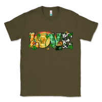 Army Green Western love St. Patrick's Day p Classic Tee - CowGirlArtShop
