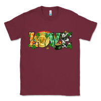 Burgundy Western love St. Patrick's Day p Classic Tee - CowGirlArtShop