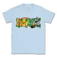 Dusty Blue Western love St. Patrick's Day p Classic Tee - CowGirlArtShop