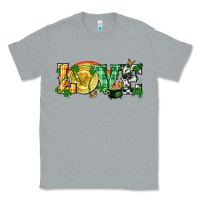 Heather Grey Western love St. Patrick's Day p Classic Tee - CowGirlArtShop
