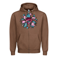 Chestnut race leopard sunflower Zipper Hoodie - JahusDesignShop