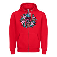 Red race leopard sunflower Zipper Hoodie - JahusDesignShop