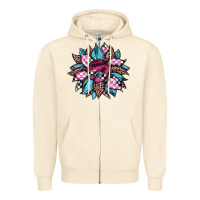 Sandshell race leopard sunflower Zipper Hoodie - JahusDesignShop