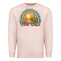 Pale Pink desert darlin' rainbow Premium Sweatshirt - JahusDesignShop