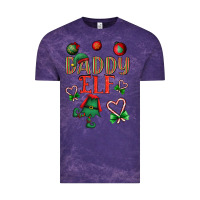 Cloud Purple Daddy Elf Vintage Tee - BundleAndBundleShop