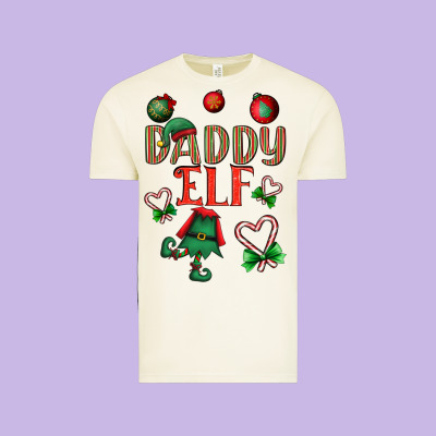Daddy Elf Vintage Tee Designed By Bundleandbundleshop