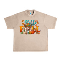 French Oak hello fall heifer cow Urban Heavy Tee - RanaPortraitStore