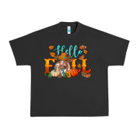 Pigment Black hello fall heifer cow Urban Heavy Tee - RanaPortraitStore