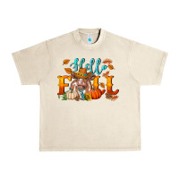 Sandshell hello fall heifer cow Urban Heavy Tee - RanaPortraitStore