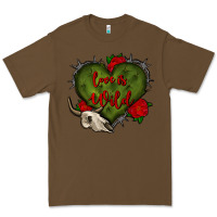 Cacao love is wild with bullskull olivia Premium Tee - OliviaCreatesArt