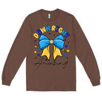 Chestnut Down Right Amazing Long Sleeve Tee - CowhideDigitalArt