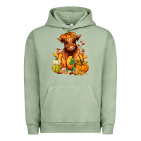 Pigment Oil Green Fall Autumn heifer pumpkin Urban Hoodie - RanaPortraitStore