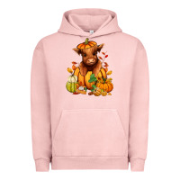 Pigment Salmon Fall Autumn heifer pumpkin Urban Hoodie - RanaPortraitStore