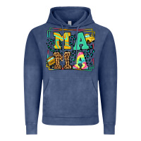 Vintage Denim School bus driver mama Mother's day Vintage Hoodie - LillyAllenDesigns