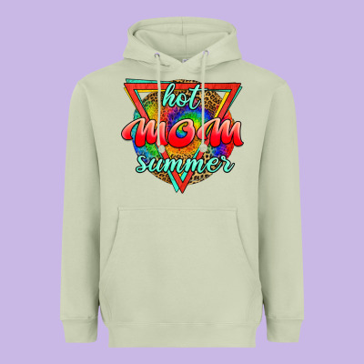 Hot Mom Summer Heavyweight Hoodie Designed By Jahusdesignshop