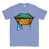 Colony Blue summer vibes pineapple lips Classic Tee - Jasminsmagicworld