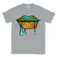 Heather Grey summer vibes pineapple lips Classic Tee - Jasminsmagicworld