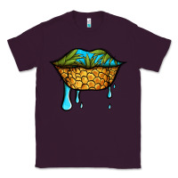 Plum summer vibes pineapple lips Classic Tee - Jasminsmagicworld
