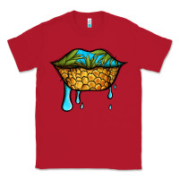 Red summer vibes pineapple lips Classic Tee - Jasminsmagicworld