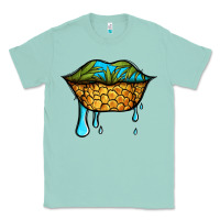 Seafoam summer vibes pineapple lips Classic Tee - Jasminsmagicworld