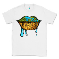 White summer vibes pineapple lips Classic Tee - Jasminsmagicworld