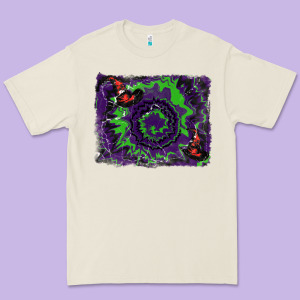 Halloween Witch Hat Backgraund Premium Tee Designed By Ranaportraitstore