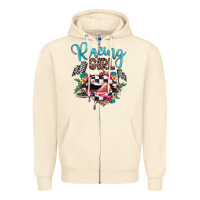 Sandshell racing girl Zipper Hoodie - JahusDesignShop