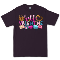 Plum hello valentine Premium Tee - OliviaCreatesArt