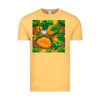 Vintage Mustard Irish lips seamless pattern digital paper Vintage Tee - BundleAndBundleShop