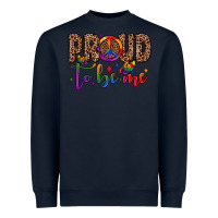 Navy proud to be me Heavyweight Sweatshirt - JahusDesignShop