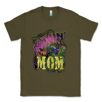 Army Green Rockin the mom Mother's Day Classic Tee - HowdyJamesFarm