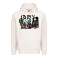 Pale Pink gypsy soul Premium Hoodie - SublimationCraftShop