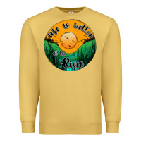 Antique Gold life is better at the river Premium Sweatshirt - JahusDesignShop