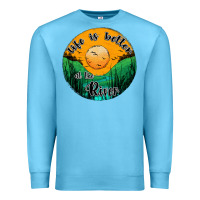 Ocean Blue life is better at the river Premium Sweatshirt - JahusDesignShop
