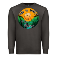 Smoke life is better at the river Premium Sweatshirt - JahusDesignShop