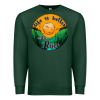Sports Green life is better at the river Premium Sweatshirt - JahusDesignShop