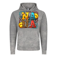 Cloud Rock Softball nana leopard frame Vintage Hoodie - LillyAllenDesigns